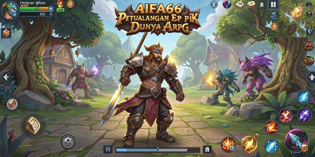 Tangkapan layar AIFA66 menunjukkan aksi seru dalam gameplay ARPG yang mendebarkan.