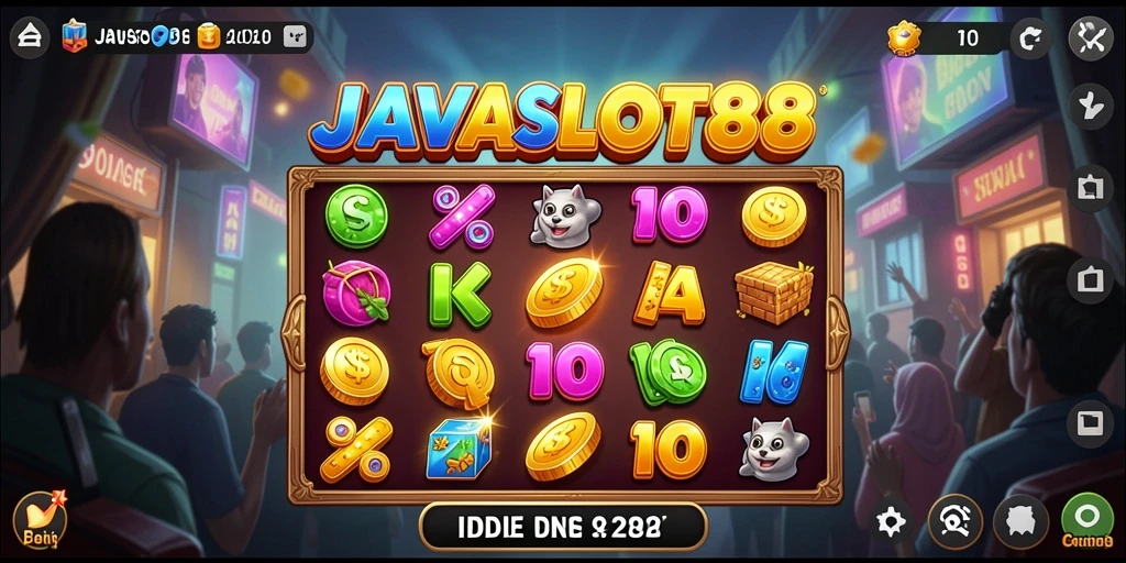 Tampilan menarik dari gameplay slot di JAVASLOT88.