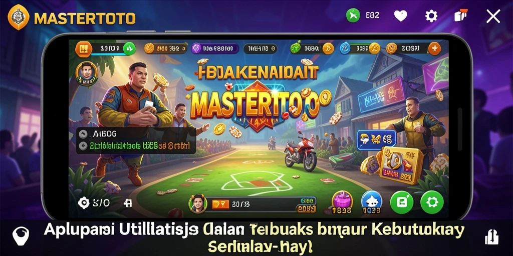 Tampilan antarmuka MASTERTOTO yang user-friendly dan modern.