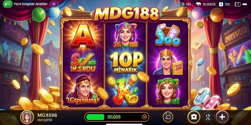 Tampilan gameplay MDG188 yang seru dan menarik di layar.
