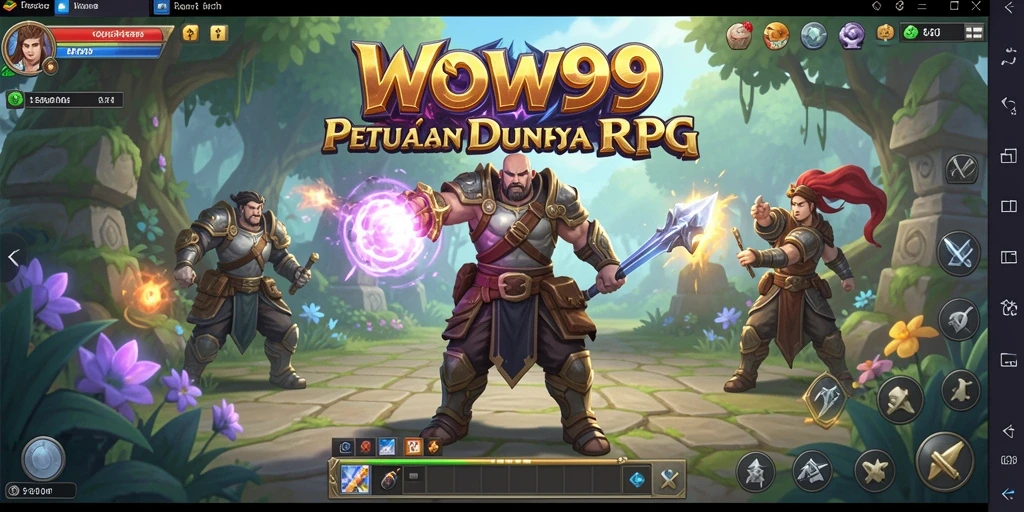 Tampilan menarik dari gameplay WOW99 dengan aksi seru di dunia RPG.